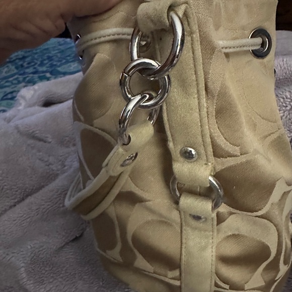 Coach Poppy Drawstring Bucket Bag - Picture 8 of 13